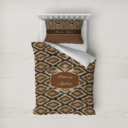 Snake Skin Duvet Cover Set - Twin (Personalized)