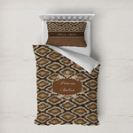 Snake Skin Duvet Cover Set - Twin XL (Personalized)
