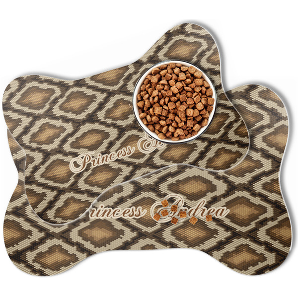 Snake Skin Bone Shaped Dog Mats - MAIN