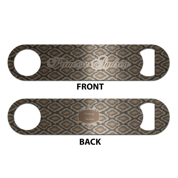 Snake Skin Bottle Opener - Front & Back