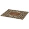 Snake Skin Burlap Placemat (Angle View)