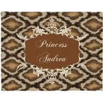 Snake Skin Woven Fabric Placemat - Twill w/ Name or Text