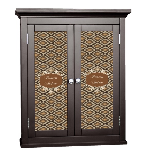 Custom Snake Skin Cabinet Decal - Small (Personalized)