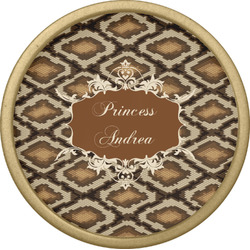 Snake Skin Cabinet Knob - Gold (Personalized)