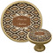 Snake Skin Cabinet Knob - Gold (Personalized)