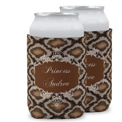 Snake Skin Can Cooler (12 oz) w/ Name or Text