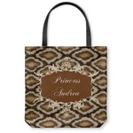 Snake Skin Canvas Tote Bag - Small - 13"x13" (Personalized)