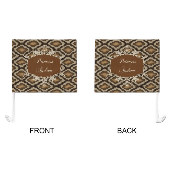 Snake Skin Car Flag - Large - APPROVAL