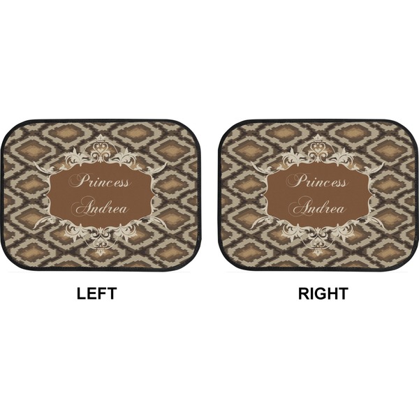 Snake Skin Car Floor Mats (Back Seat) (Approval)