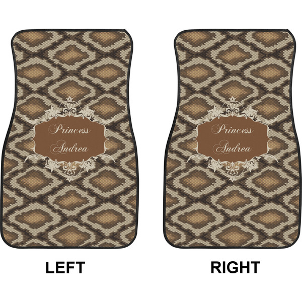Snake Skin Car Mat Front - Approval