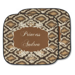 Snake Skin Car Sun Shade - Two Piece (Personalized)