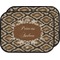 Snake Skin Car Floor Mats (Back Seat) (Personalized)