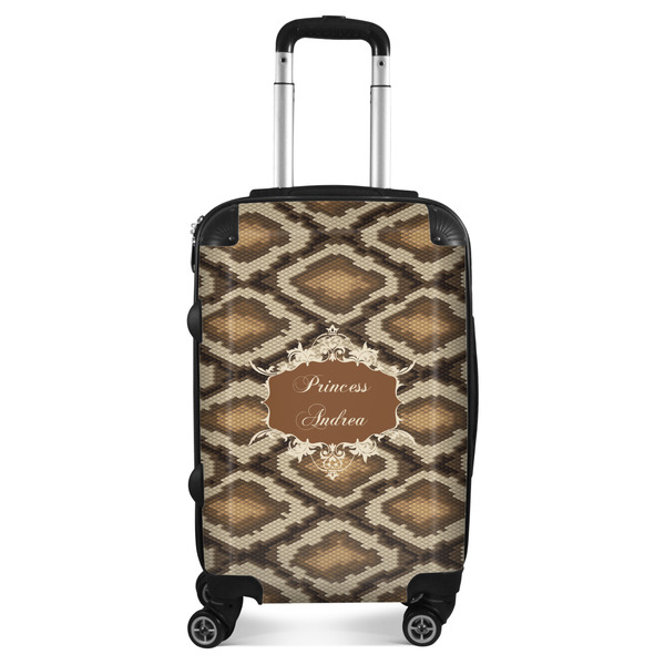 Custom Snake Skin Suitcase - 20" Carry On (Personalized)