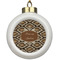 Snake Skin Ceramic Ball Ornament (Personalized)