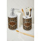 Snake Skin Ceramic Bathroom Accessories - LIFESTYLE (toothbrush holder & soap dispenser)