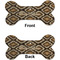 Snake Skin Ceramic Flat Ornament - Bone Front & Back (APPROVAL)