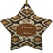 Snake Skin Star Ceramic Ornament w/ Name or Text