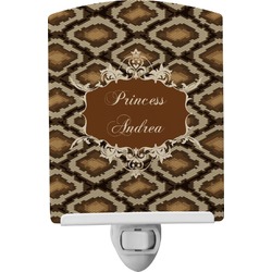 Snake Skin Ceramic Night Light (Personalized)