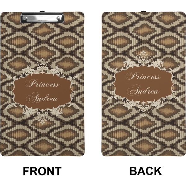 Snake Skin Clipboard (Legal) (Front + Back)