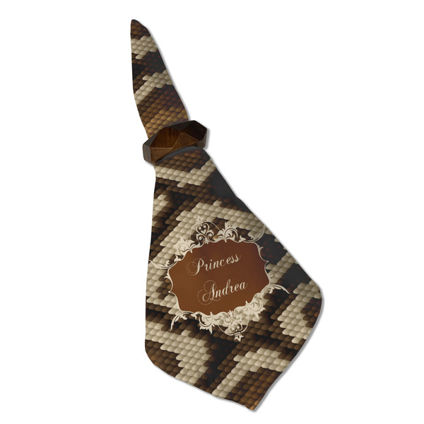 Snake Skin Cloth Napkins - Personalized Dinner (Folded in Ring) (MAIN)