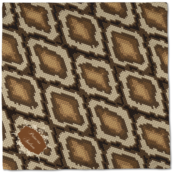 Snake Skin Cloth Napkins - Personalized Dinner (Full Open)