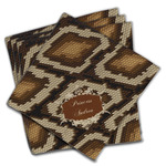 Snake Skin Cloth Napkins (Set of 4) (Personalized)