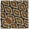 Snake Skin Cloth Napkins - Personalized Lunch (Single Full Open)