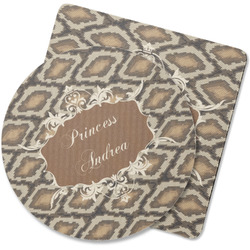 Snake Skin Rubber Backed Coaster (Personalized)