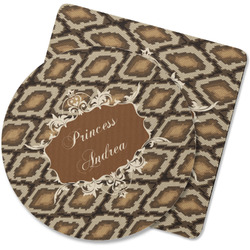 Snake Skin Rubber Backed Coaster (Personalized)