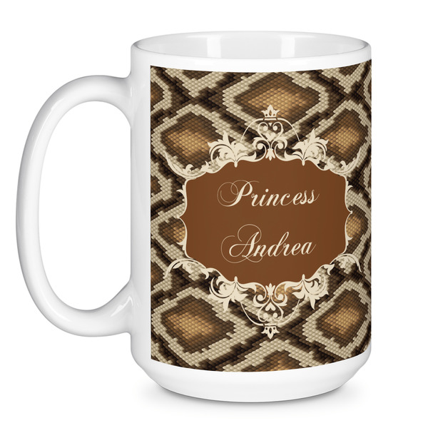 Snake Skin Coffee Mug - 15 oz - White