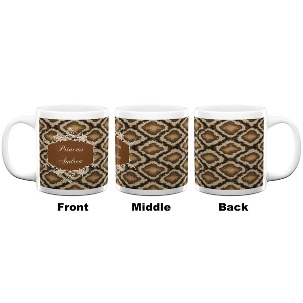 Snake Skin Coffee Mug - 20 oz - White APPROVAL