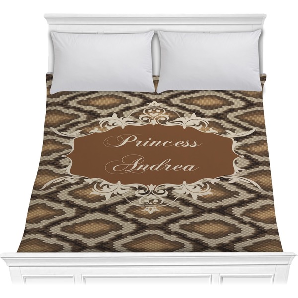 Custom Snake Skin Comforter - Full / Queen (Personalized)