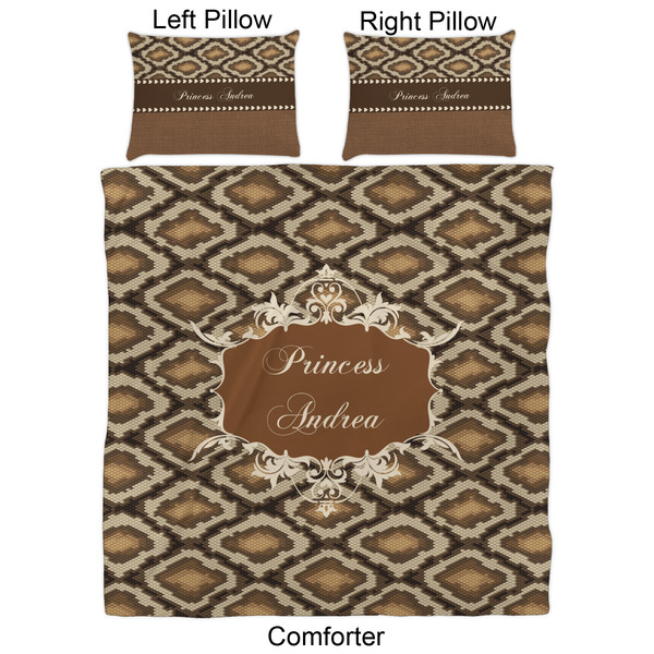 Snake Skin Comforter Set - Queen - Approval