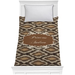 Snake Skin Comforter - Twin (Personalized)