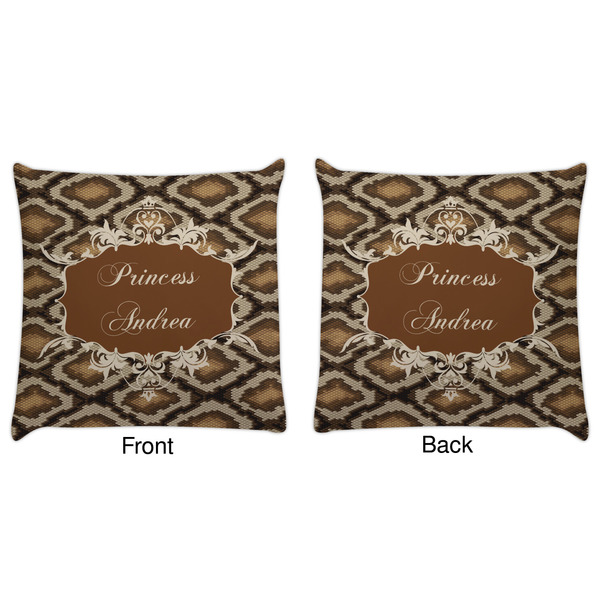 Snake Skin Decorative Pillow Case - Approval