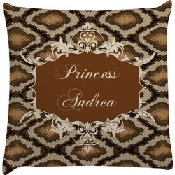 Snake Skin Decorative Pillow Case (Personalized)