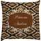 Snake Skin Decorative Pillow Case (Personalized)