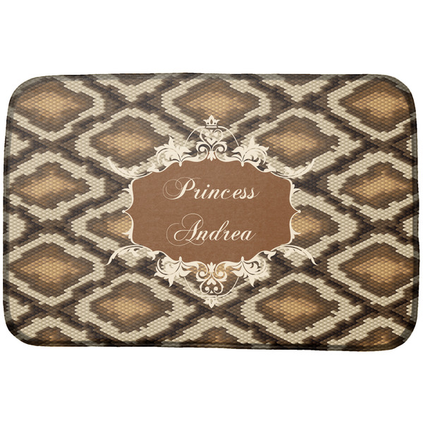 Custom Snake Skin Dish Drying Mat w/ Name or Text