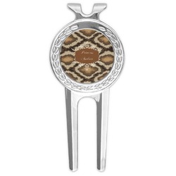 Snake Skin Golf Divot Tool & Ball Marker (Personalized)