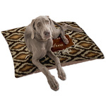Snake Skin Dog Bed - Large w/ Name or Text