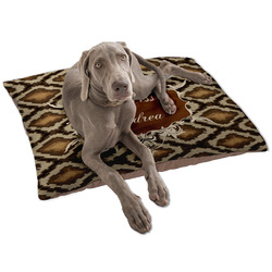 Snake Skin Dog Bed - Large w/ Name or Text
