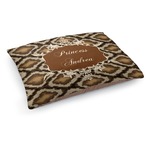Snake Skin Dog Bed - Medium w/ Name or Text