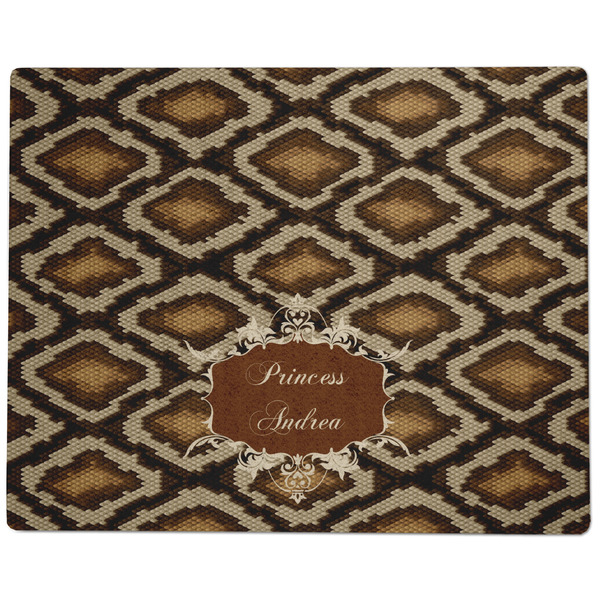 Snake Skin Dog Food Mat - Large without Bowls