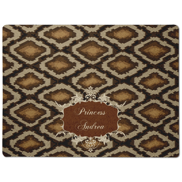Snake Skin Dog Food Mat - Medium without bowls