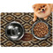 Snake Skin Dog Food Mat - Small w/ Name or Text