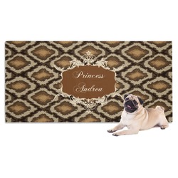 Snake Skin Dog Towel (Personalized)