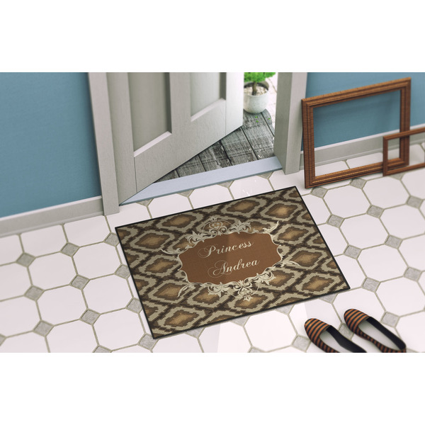 Snake Skin Door Mat Lifestyle