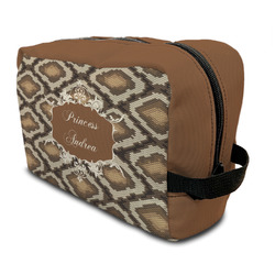 Snake Skin Toiletry Bag / Dopp Kit (Personalized)