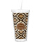 Snake Skin Double Wall Tumbler with Straw (Personalized)