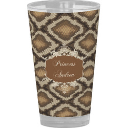 Snake Skin Pint Glass - Full Color (Personalized)